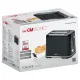 Тостер Clatronic TA 3554 Black/Silver : рівномірне підсмажування для ідеального смаку